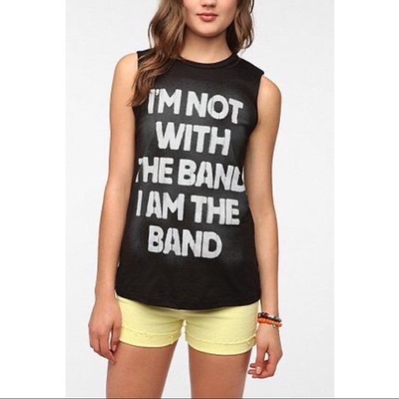 🖤NWOT - I am the Band Graphic Tank Top Corner Shop - Picture 2 of 3